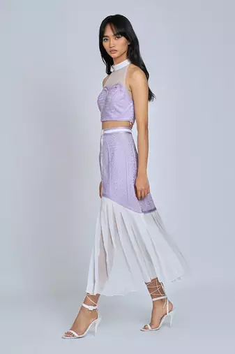 Lilac Halter Neck Top