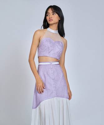 Lilac Halter Neck Top 3