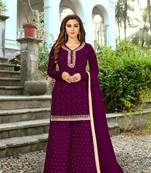 Trendmalls Trendmalls Cotton Embroidered Party Wear Kurta Pant with Dupatta Salwar Suit Set