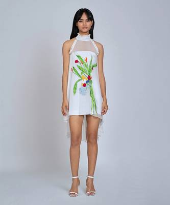White Blooms Dress 1