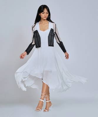 White High Low Dress 2