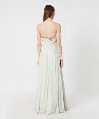 Mint Green Embroidered Anarkali Gown 2