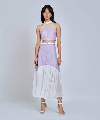 Lilac  Midi Skirt 1