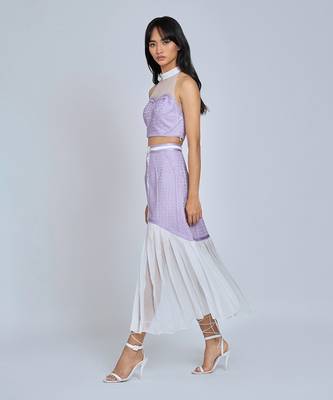 Lilac  Midi Skirt 2
