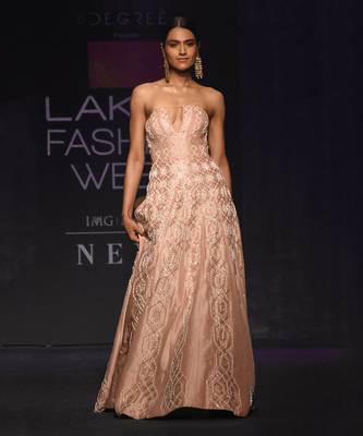 ROSE PINK EMBROIDERED GOWN 1