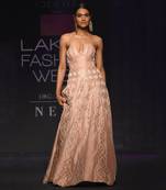 ROSE PINK EMBROIDERED GOWN