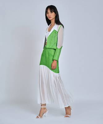 Green Midi Skirt 2