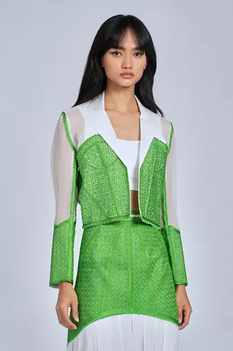 Green Midi Skirt