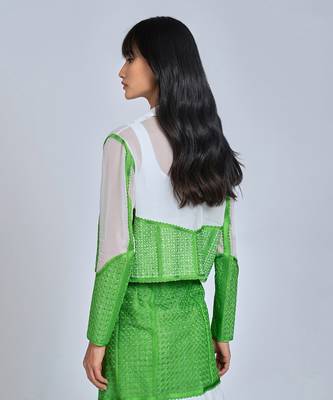 Green Midi Skirt 5