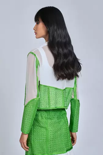 Green Midi Skirt