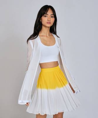 Yellow Skater Skirt 1