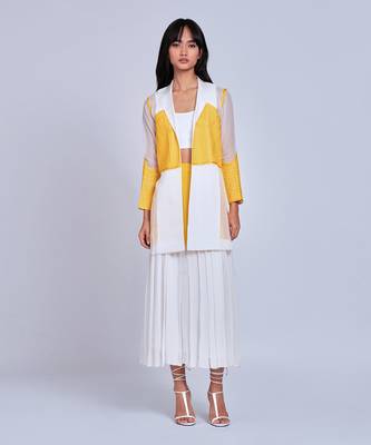 Yellow Midi Skirt 1