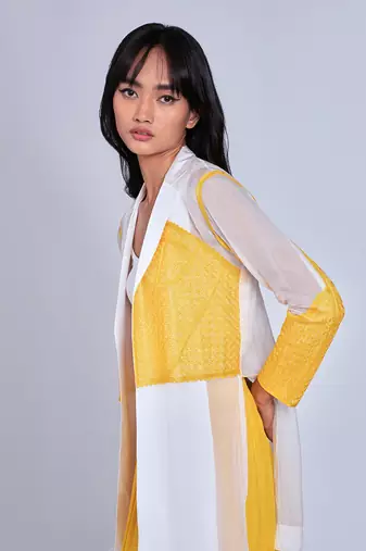 Yellow Midi Skirt