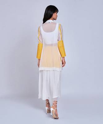 Yellow Midi Skirt 4