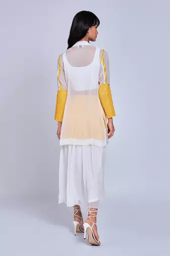 Yellow Midi Skirt
