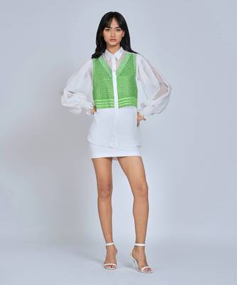 Luscious Green Vest Shirt 2