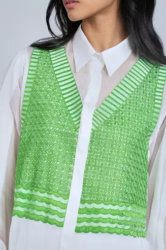 Luscious Green Vest Shirt