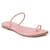 GlamZkart Women Rose-Gold Color Stone Work Thin Strip  Flats Sandal