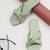 GlamZkart Women GREEN Color Knote Design Flats Sandal