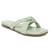 GlamZkart Women GREEN Color Knote Design Flats Sandal