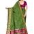 Olive woven art silk saree with blouse
