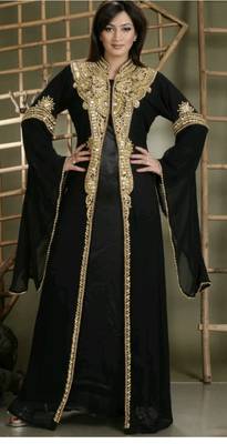 DUBAI MOROCCAN ISLAMIC KAFTAN HAND EMBROIDERY WEDDING GOWN TAKSHITA VAR DRESS 1
