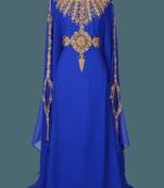 Royal Moroccan Caftan Dubai Kaftan Abaya Jalabiya Wedding Robe Wear Takchita var