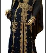DUBAI MOROCCAN ISLAMIC KAFTAN HAND EMBROIDERY WEDDING GOWN TAKSHITA VAR DRESS