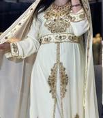 Moroccan Royal Dubai Kaftan Zari work Abaya Maxi Vary Fancy Modern women Dress