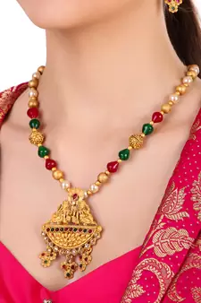 Multicolor cubic zirconia necklace-sets