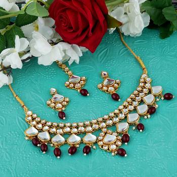 Maroon cubic zirconia chokers 1