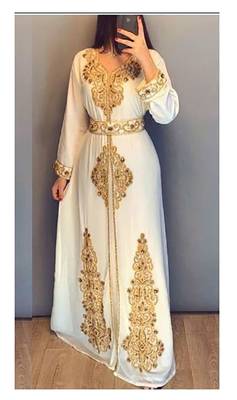 White Wedding Kaftan for Women 1