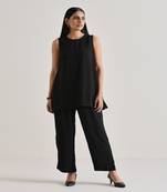 Black Sleeveless Co-Ord Set