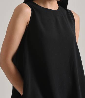 Black Sleeveless Co-Ord Set 3