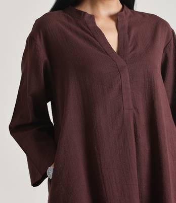 Cola Brown Relax Fit Co-Ord Set 4