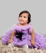 Purple Frilled Dress