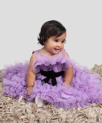 Purple Frilled Dress 2