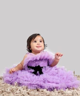 Purple Frilled Dress 4