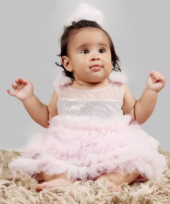 Pink And Sequin Gown 1