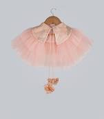 Peach Shrug With Frill