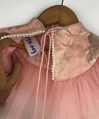 Peach Shrug With Frill 3