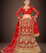 Trendmalls  Net Embroidery Wedding, Party Wear Semi-stitched Latest Lehenga Choli With Dupatta