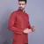 Red printed cotton men-kurtas