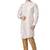 White printed silk blend kurta-pajama