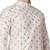 White printed silk blend kurta-pajama