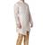 White printed silk blend kurta-pajama