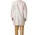White printed silk blend kurta-pajama