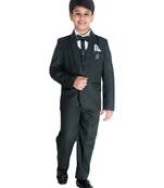 fourfolds boy's darkgreen 5-piece suit