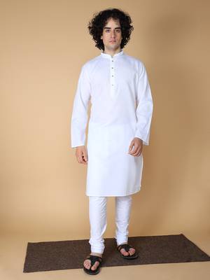 MAAHI FABS Multicolor plain blended cotton kurta pajama 1