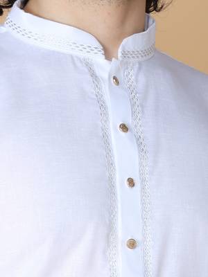 MAAHI FABS Multicolor plain blended cotton kurta pajama 4